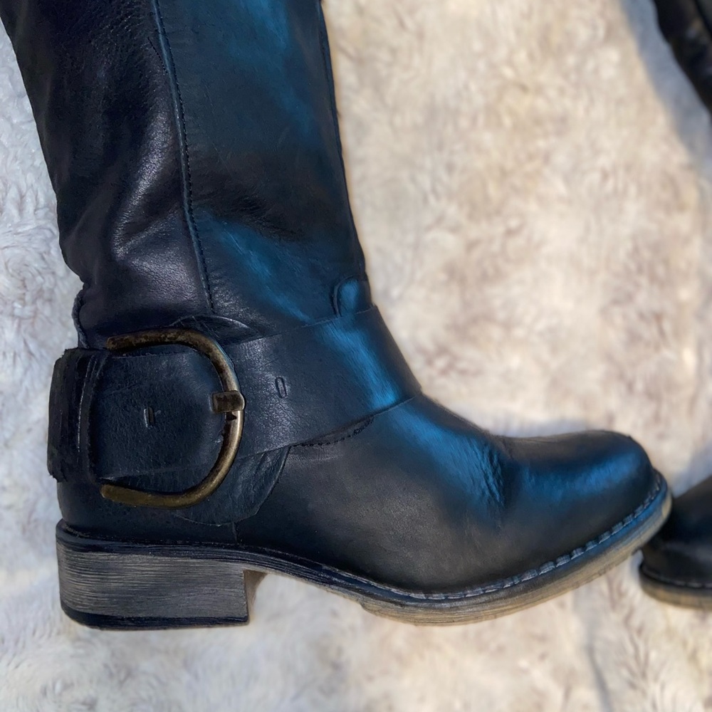 Steve Madden Tall P Larent Leather Riding Boots 7.5